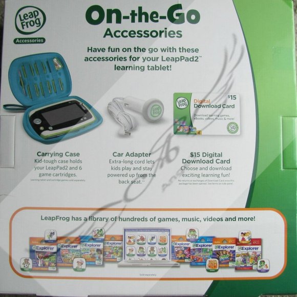 HP🐸Leapfrog On-the-go Bundle Set LeapPad 1-2 Tablet & LeapsterGS NWT! HP - Picture 5 of 12